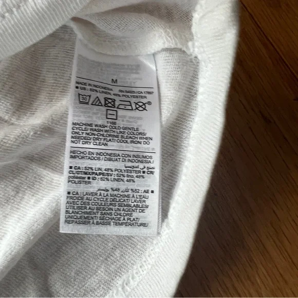 Old Navy linen Tee M - Picture 2 of 4